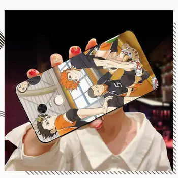 RuiCaiCa Haikyuu volejbola anime Phone Gadījumā Redmi 5 6 7 8 9 X pro plus K20 S2 K30 pro Iet